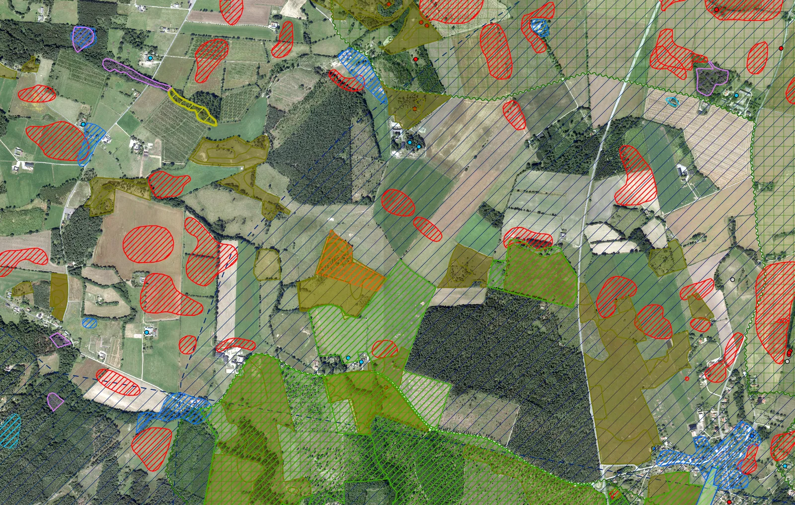 GeoNods kartverktyg med flera geodataunderlag
